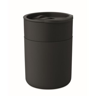 Hrnek se silikonovým návlekem, 330ml, černá