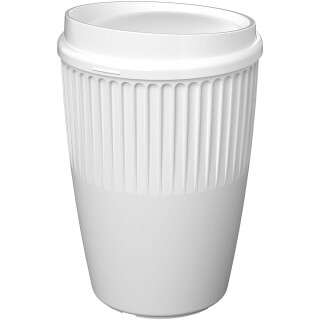 Hrnek z recyklovaného plastu 350 ml, bílá