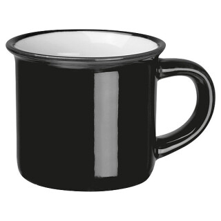 YAMAN Malý keramický hrnek na espresso, 60 ml, černá