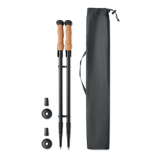 Hůlky pro nordic walking, černá