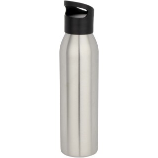 Jednostěnná láhev na vodu z recyklované nerezové oceli 650ml, stříbrná