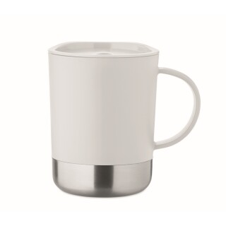 Jednostěnný hrnek 300ml, bílá