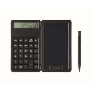 Kalkulačka s LCD tabletem, černá
