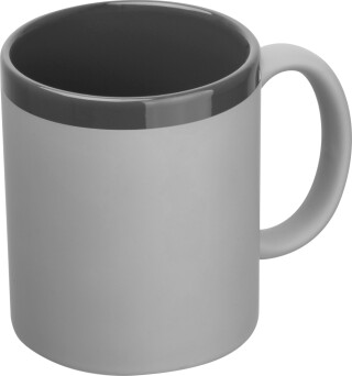 Keramický hrnek 300 ml, šedá