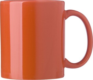 RANSO Keramický hrnek, 300 ml, oranžová