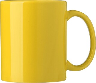 RANSO Keramický hrnek, 300 ml, žlutá