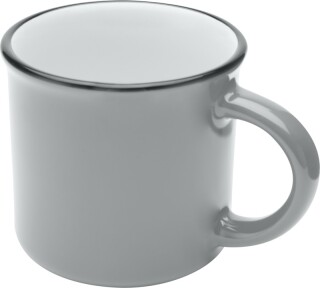 ARIKAN Keramický hrnek v retro stylu, 240 ml, šedá