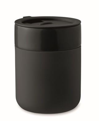 Keramický pohárek 330 ml, černá