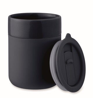 Keramický pohárek 330 ml, tm. námořní modrá