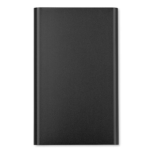 KIMI Hliníková powerbanka 4000 mAh, černá