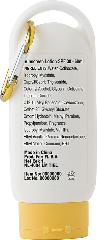 CHLOE Krém na opalování, 60ml, SPF30, žluté víčko a karabina