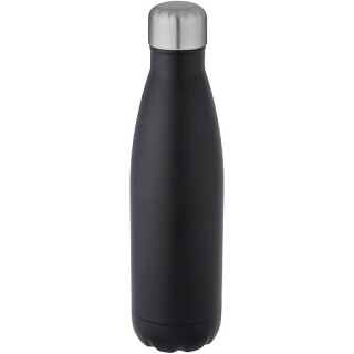 Láhev na pití, 700ml, z nerezové oceli s poutkem, černá