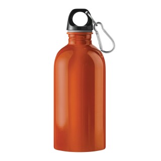 Láhev na pití z nerezové oceli 400 ml, oranžová