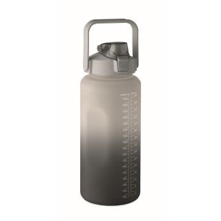 BAHAR Sportovní láhev na vodu, RPET 2000 ml, šedá/černá