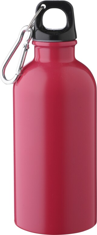 Láhev z recyklované nerezové oceli 400 ml, růžová