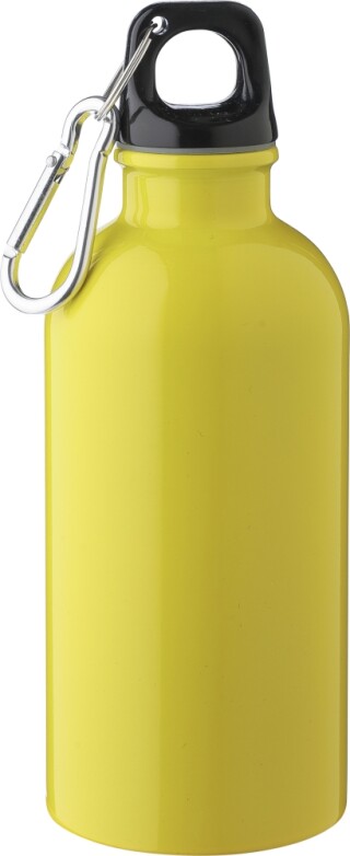 Láhev z recyklované nerezové oceli 400 ml, žlutá