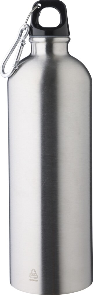 Láhev z recyklované nerezové oceli 750 ml, šedá
