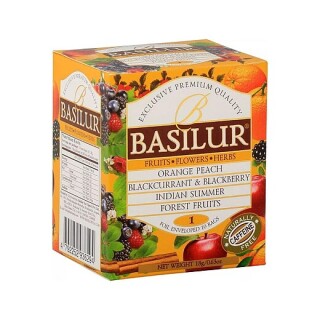 LASUR Výběr porcovaných čajů Basilur Fruit Infusions Assorted Vol.I. 10x1,8g