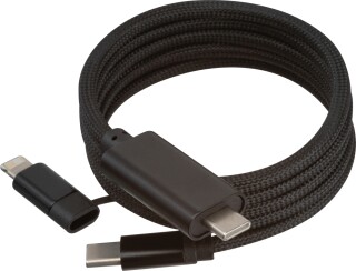 Magnetický rychlonabíjecí kabel, černá