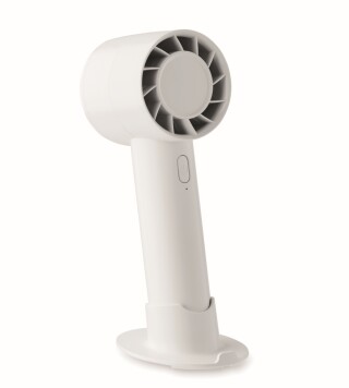 ARBIL Malý přenosný ventilátor 2000 mAh, bílá