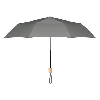 Manuální skládací deštník, 3-dílná konstrukce, pr.99cm, šedý
