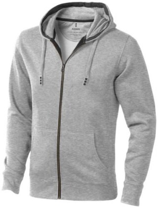 Unisex mikina Elevate Arora, velikost XXL, světle šedý melír