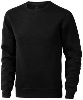 Unisex mikina s kulatým výstřihem Elevate Arora, velikost XS, černá