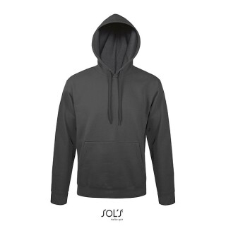 Mikina s kapucí SOLS SNAKE, tmavě šedá, 3XL