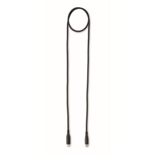 Nabíjecí 100W kabel type-C, černá
