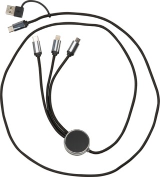 Nabíjecí kabel se světlem, černá
