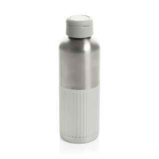 Nepropustná láhev na vodu RCS R-steel s držadlem 750 ml, šedá