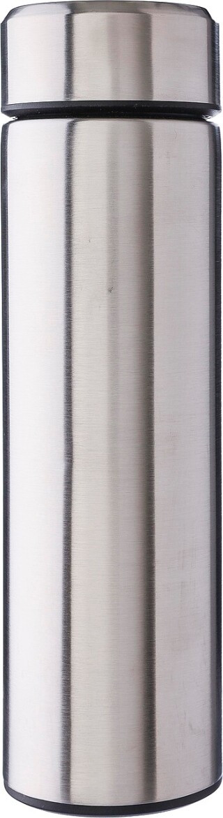 EDESA Dvoustěnná termoska z nerezové oceli, 425 ml, stříbrná