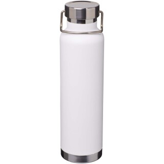 Nerezová láhev na vodu s měděnou vakuovou izolací 650ml, bílá