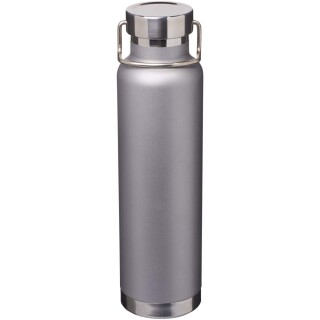 Nerezová láhev na vodu s měděnou vakuovou izolací 650ml, šedá