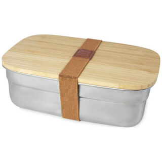 Nerezový lunchbox 700ml s bambusovým víčkem