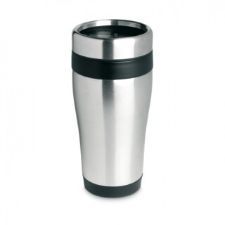 Nerezový termohrnek, objem 455 ml, černá