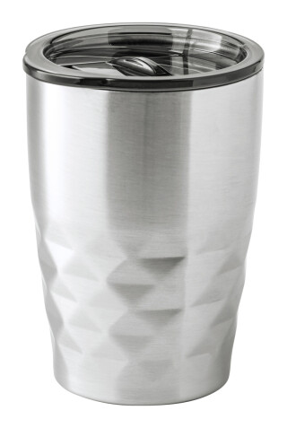Nerezový termohrnek s měděnou izolací, 350ml, stříbrný