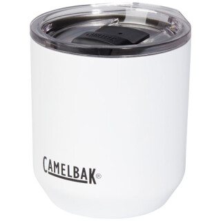 Nerezový termohrnek s plastovým víčkem, 300ml, bílý