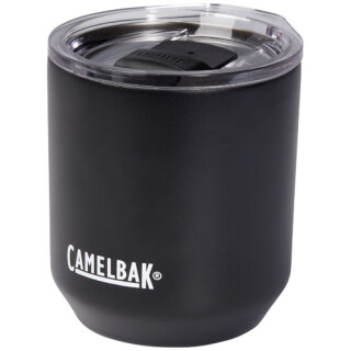 Nerezový termohrnek s plastovým víčkem, 300ml, černý
