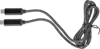 Nylonový nabíjecí kabel 65W, bílá
