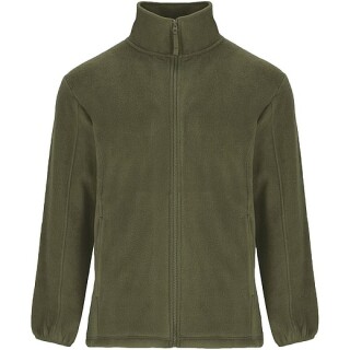 Pánská fleecová celorozepínací bunda, ROLY ARTIC, vojenská zelená tmavá, vel. 2XL