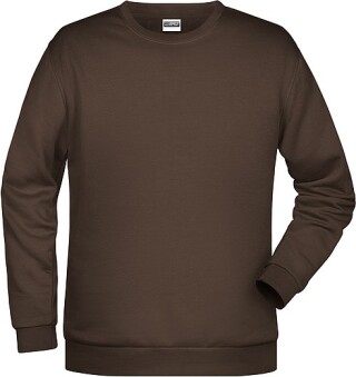 Pánská mikina James Nicholson sweatshirt men, hnědá, vel. XXL