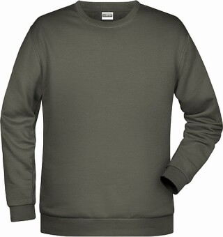 Pánská mikina James Nicholson sweatshirt men, šedá, vel. 5XL