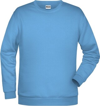 Pánská mikina James Nicholson sweatshirt men, sv. modrá, vel. XL