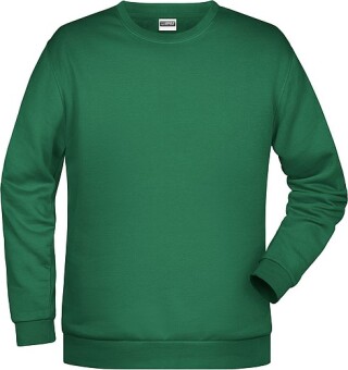 Pánská mikina James Nicholson sweatshirt men, sv. zelená, vel. L