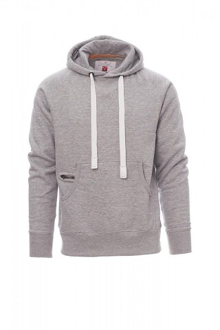 Pánská mikina PAYPER ATLANTA+ šedý melír, 3XL