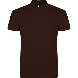 Pánská polokošile s krátkým rukávem, ROLY STAR, tmavě hnědá, vel. 2XL