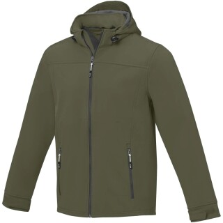 Pánská softshellová bunda Elevate Langley, velikost S, vojenská zelená - khaki