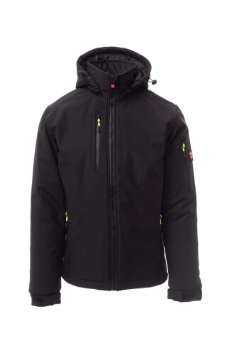 Pánská softshellová bunda PAYPER CREEK PAD ULTRALITE, černá, XL