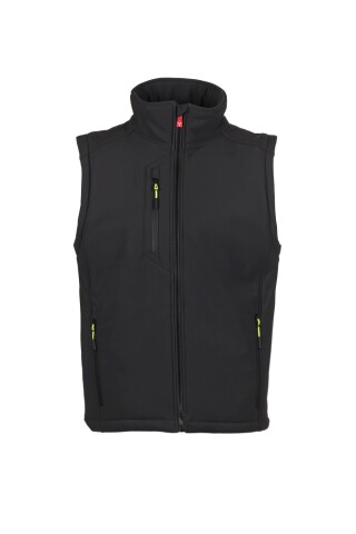 Pánská softshellová vesta PAYPER CREEK PAD VEST ULTRALITE, antracitová, L